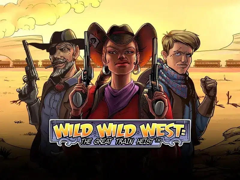 Slot Machine Wild Wild West: The Great Train Heist logo